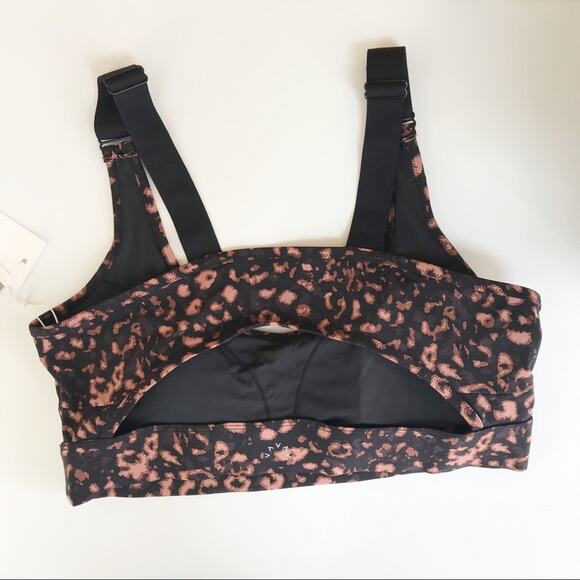 VARLEY Edris Sports Bra Leopard Animal Print - Picture 4 of 7